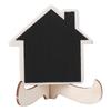 10Pcs Mini Wooden Display Blackboard Art Craft Desktop Message Board Wedding Decorations