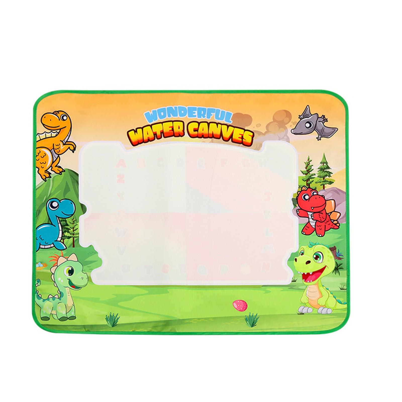 

150X100 см доска для рисования на холсте с водой, повторяющийся рисунок на воде, ковер, многоразовый коврик для рисования, детская игрушка в подарок S оранжевый