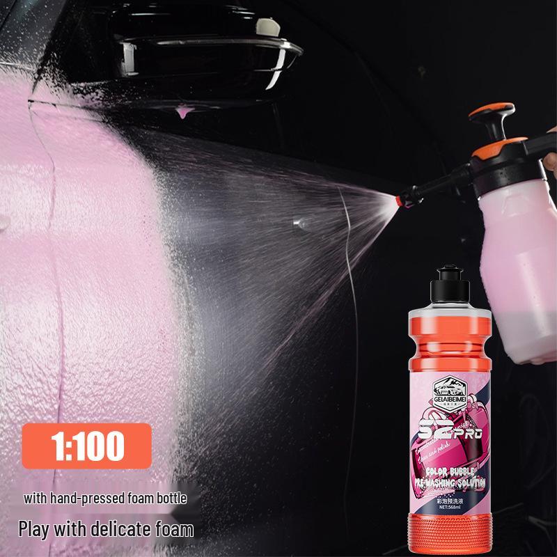 Magic Color Bubble Car Wash Foam: Neutral, Multifunctional, Powerful Decontamination Cleaner.