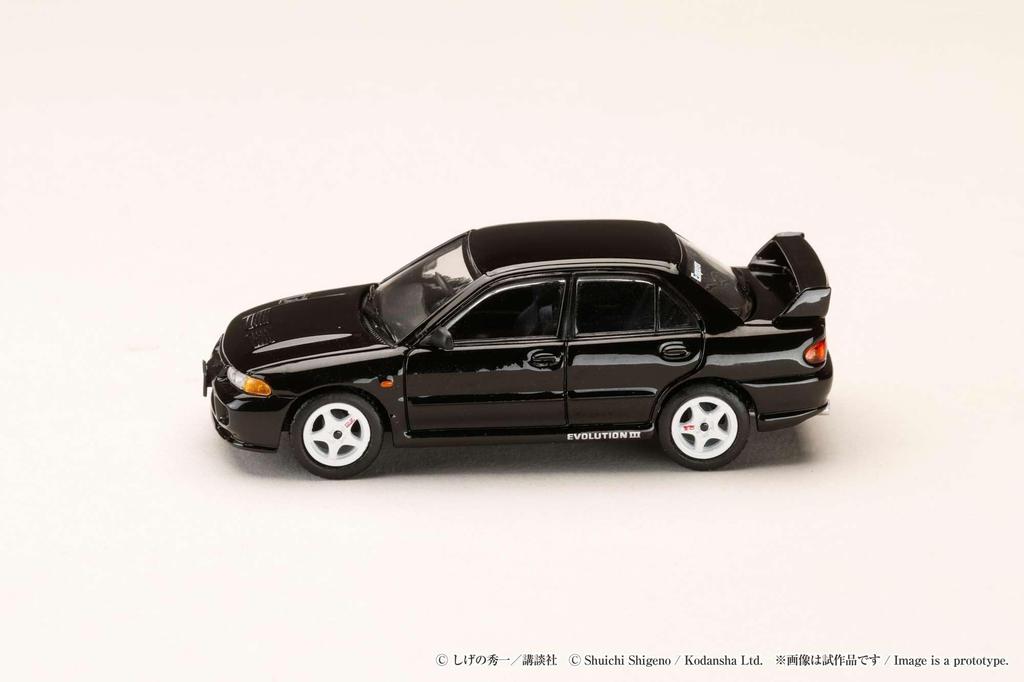 Mitsubishi Lancer RS Evolution III Initial D Kyoichi Sudo VS Ryosuke Takahashi 1/64 /