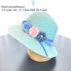 Kids Straw Hat Spring And Summer Foldable Sunshade Caps Beach Cap Sweet Fisherman