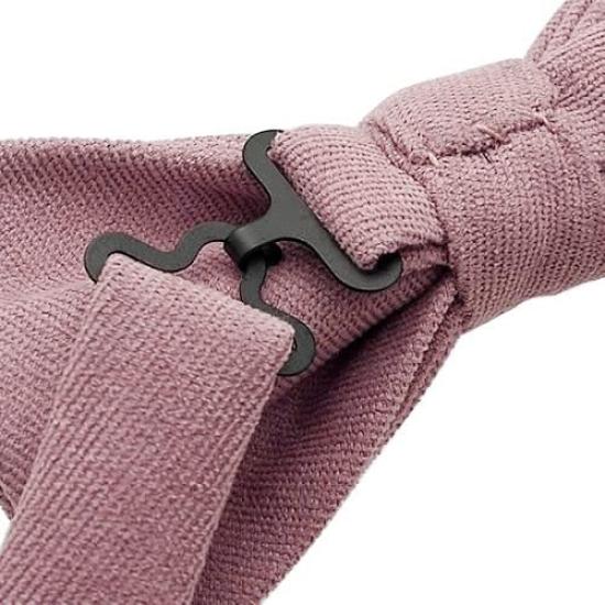 [Bowties.jp] Pink Solid Color Bow Tie, Easy-to-Wear Type bd415