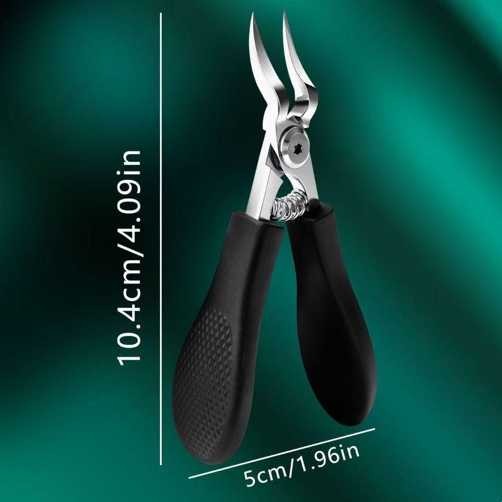 Portable Nail Trimmer Rust-proof Thick Nail Clipper Professional Cuticle Scissors  For Men & Women