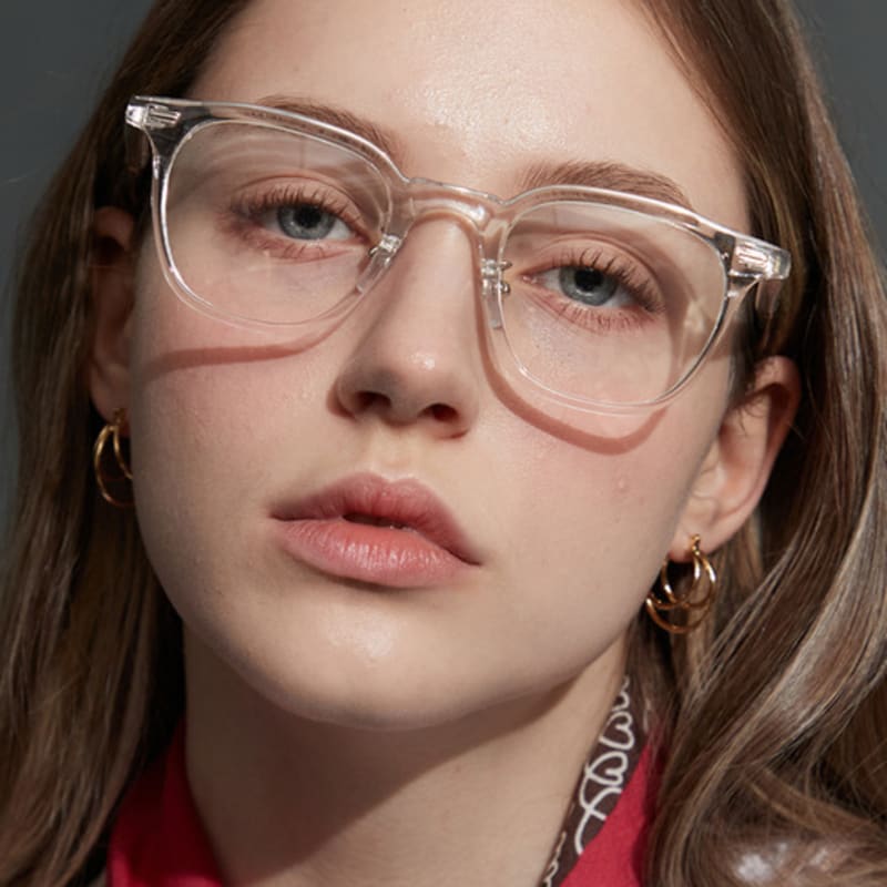 RECLOW RECLOW E493 CRYSTAL GLASS Blue-light VER Glasses