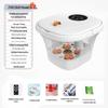 Foldable Foot Spa Basin with Constant Temperature Heating and Electric Massager