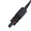 Flexible Flat Solar Panel Extension Cable 12AWG 10AWG Secure Connector for Outdoor Garden Power Station