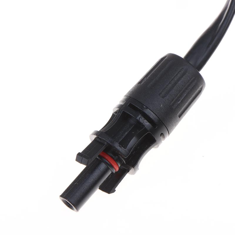 Flexible Flat Solar Panel Extension Cable 12AWG 10AWG Secure Connector for Outdoor Garden Power Station