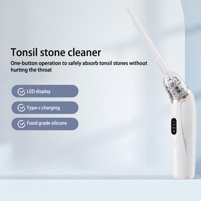 Elektrikli Bademcik Taşı Temizleyici Bademcik Taşı Temizleme Kiti Sulama Şırıngası ile Vakum Anında Emiş Bademcik Taşı Temizleme