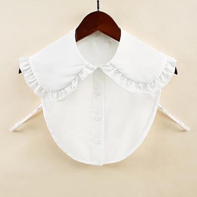 Vintage Kołnierzyk Faux do Koszuli Damskiej Biały Faux Kołnierzyk Kobieta Zdejmowany Odpinany Kołnierzyk Sztuczny Kołnierzyk Dekoracja Sukienki Lady