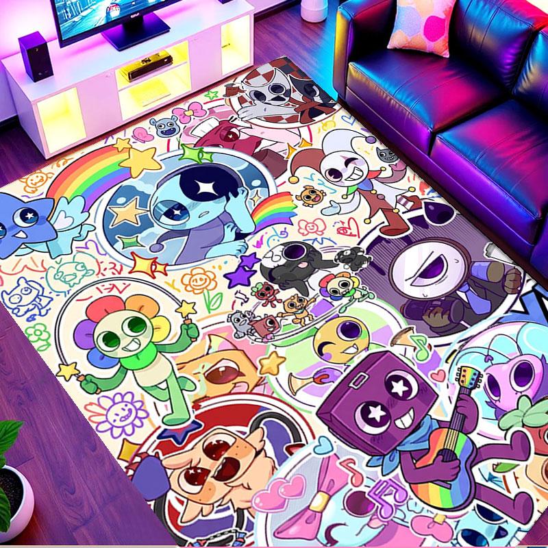 Dandy's World Print Rug, Washable Floor Carpet, For Entryway Dorm Laundry Room Office Study, Home Decor Birthday Christmas Gift