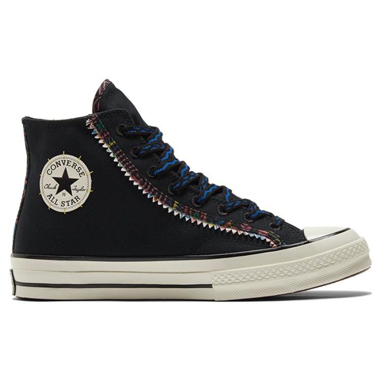 Converse Chuck 70 High Black Aztec Unisex Sneakers White A04405C