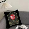H-Havanas C-Clubs Cushion Cover Pillowcase Comfort Sofa Bed Silky Elegant Invisible Zipper Decorative Cushion Cover