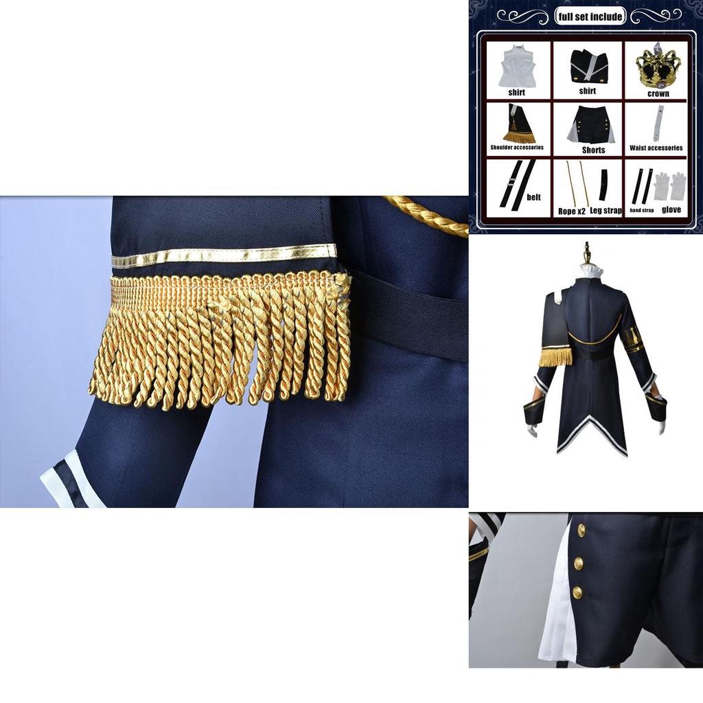 Hatsune Miku Military Costume Suit Halloween Cosplay Party Dress