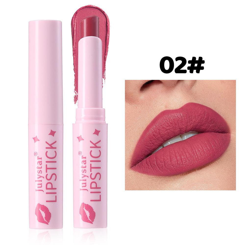 8 Colors Sexy Black Lipstick Waterproof Long Lasting Color Rendering Non-stick Velvet Lipstick Pencil Woman Makeup Cosmetics