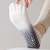 Șosete de yoga cu cinci degete, fără spate, respirabil, bandaj, balet, Pilates, șosete pentru femei, profesionale, silicon, non-alunecare, dans sport, șosete