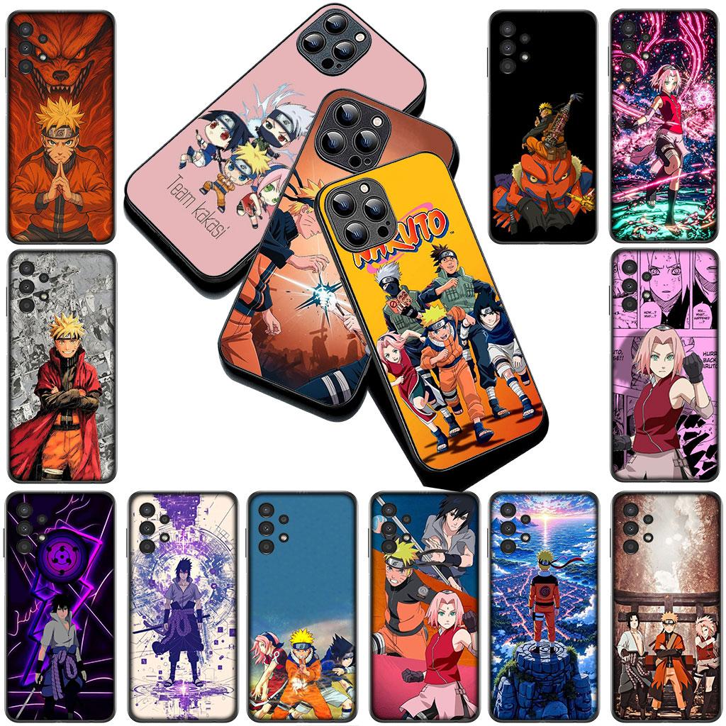 Phone Cover for Samsung Galaxy S22 S21 S20 FE Ultra Plus A07 A17 A15 A16 A25 A57 A37 Case Haruno Sakura Narutos Uchiha Sasuke