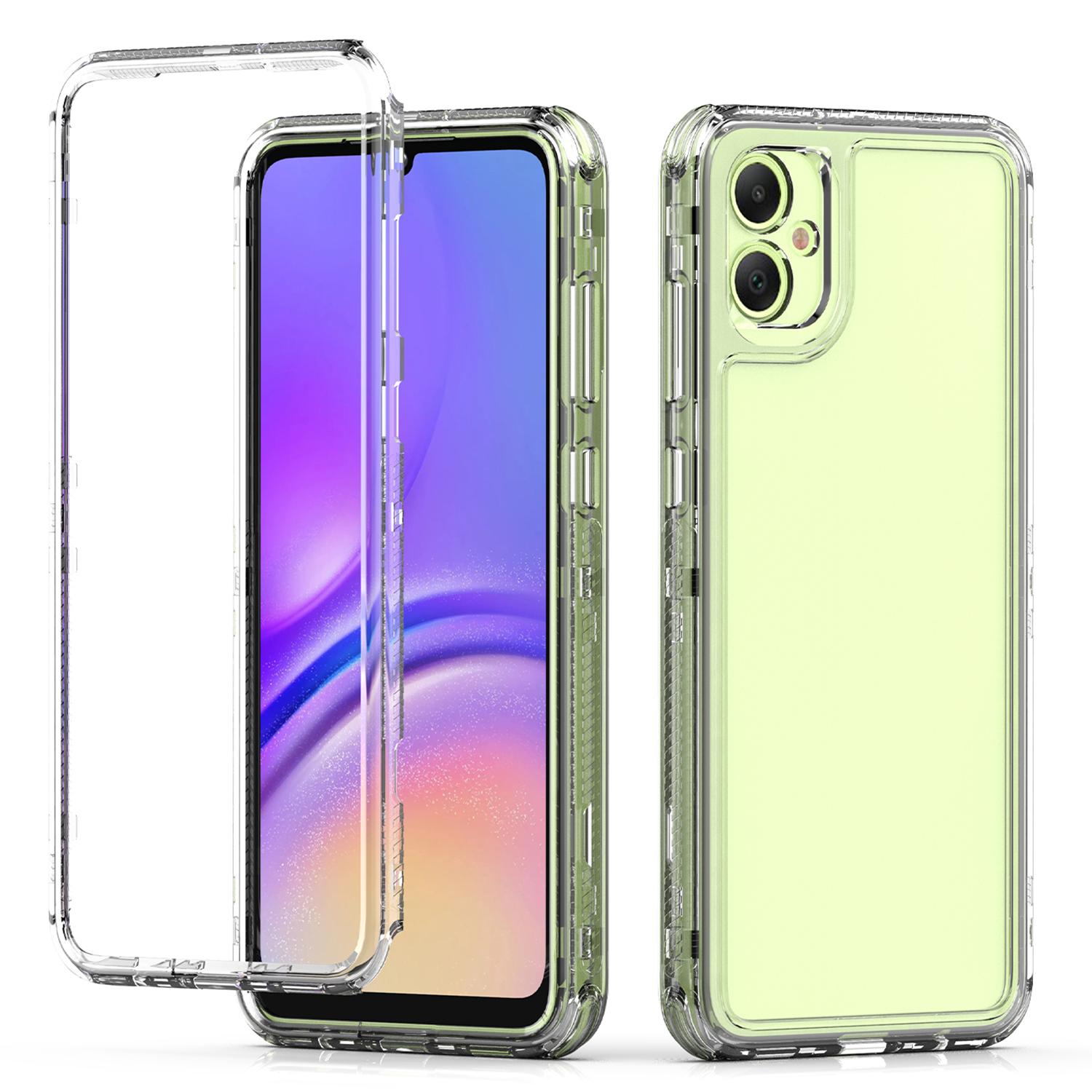 

For Samsung Galaxy A05 4G Case Acrylic+TPU 3-in-1 Clear Phone Cover A