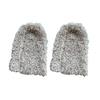 Women Curly Furry Solid Color Leg Warmers Aesthetic Winter Warm Fuzzy Plush Boot Covers Costume Parties Leg Covers Socks