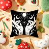 Celestial Hands Art Print Cushion Cover Plush Fabric Soft Double-Sided Printed Sofa Warm Winter Home Gift Pillow Cover