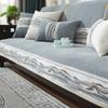 New Chinese Sofa Cushion Mahogany Solid Wood Light Luxury High Sense Non-Slip Universal In All Seasons New Cover Towel Cover Cloth