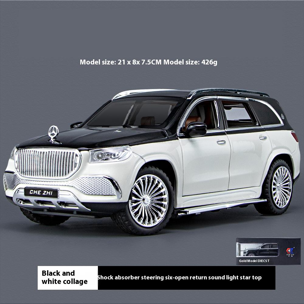 1/24 Scale BENZ GLS600 Car Simulation Alloy Car Model Suitable for Boys Birthday Gift Metal Die-cast Off-road Vehicle Children's Toys