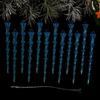 Clear Acrylic Icicle Ornaments Twisted Water Drop Design Snowflake Ornaments Set  Home Decoration