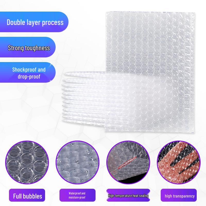 Shockproof 15x30 Large Bubble Bag: Transparent, Thickened, New Material
