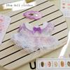 For 17cm Mini Doll Labubu Doll Clothing Toys Cute Mini Plush Doll Clothing Accessories Dress