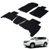 Fenice Car Floor Made in Japan Land Cruiser Prado 150 Late Stays in Place Accessories Mats, (Toyota Series, Model, 5-Passenger), Black, Non-Slip,