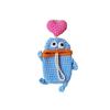 Customizable Wool Car Key Cover with Buckle and Key Pendant