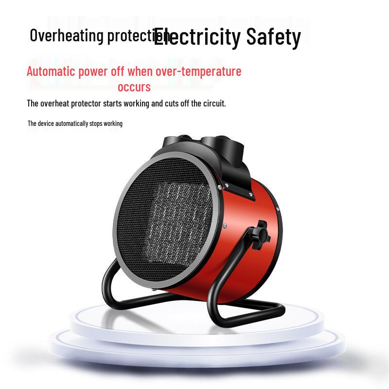 Yangzi Desktop Rapid-Heat Ceramic PTC Fan Electric Heater, Energy-Saving Little Steel Cannon