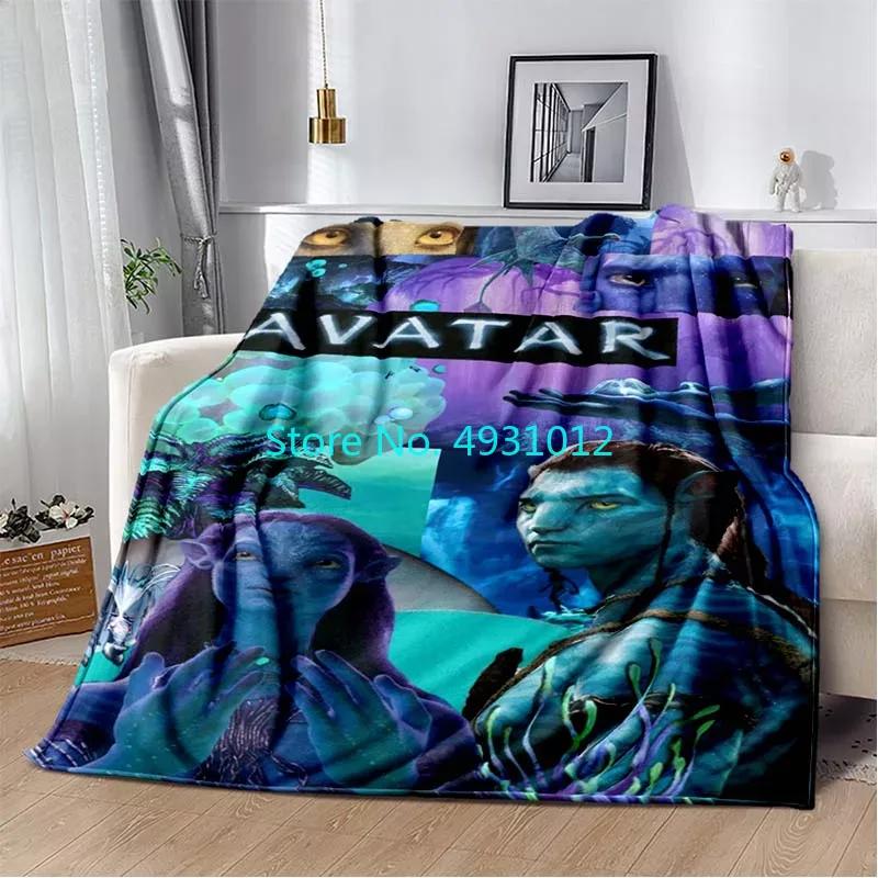 Coperta morbida in peluche Anime Avatar 70x100 cm Morbida Coperta in flanella di agnello Sherpa 3D Regalo per neonati e bambini Plaid Divano Camera da letto