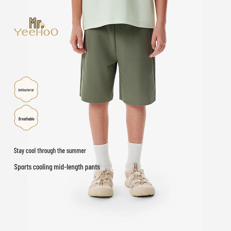 YEEHOO Boys  Summer Cool-Feel Casual Mid-Pants 150