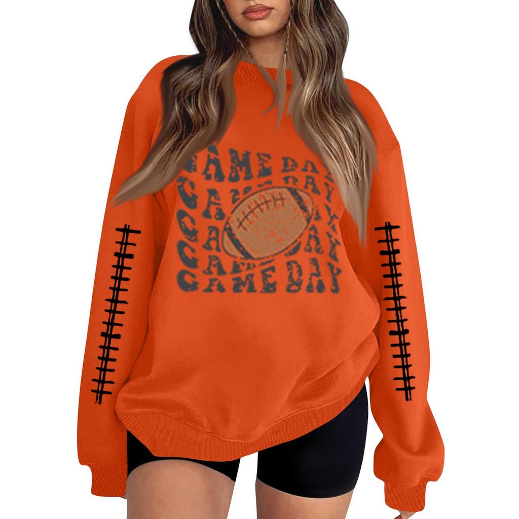 Unisex Lightweight Long Sleeve Neck Pullover Sweatshirt with Trendy Print for Men and Women