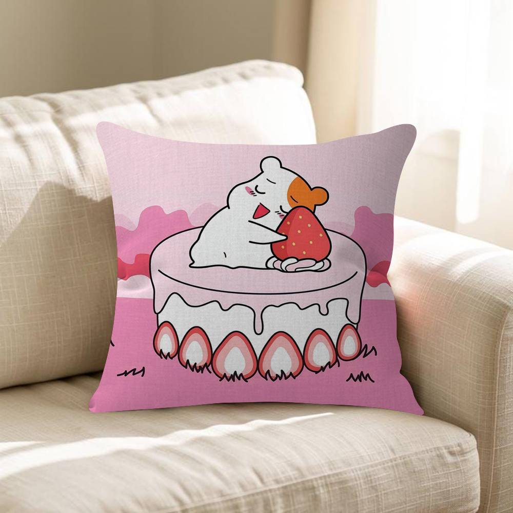 Kawaii EEbichu Pillow Cover Sofa Cushion Cover Home Room Decoration Children Gift