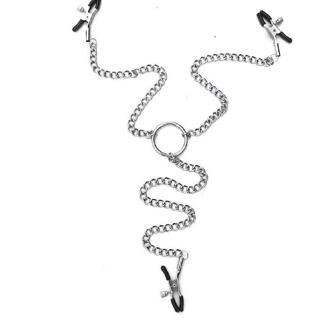 Colorful Metal Nipple Clamps With Chain Set Woman Rainbow Nipple Clips Breast Bondage Restraint Slave Fetish Female Sex Toy