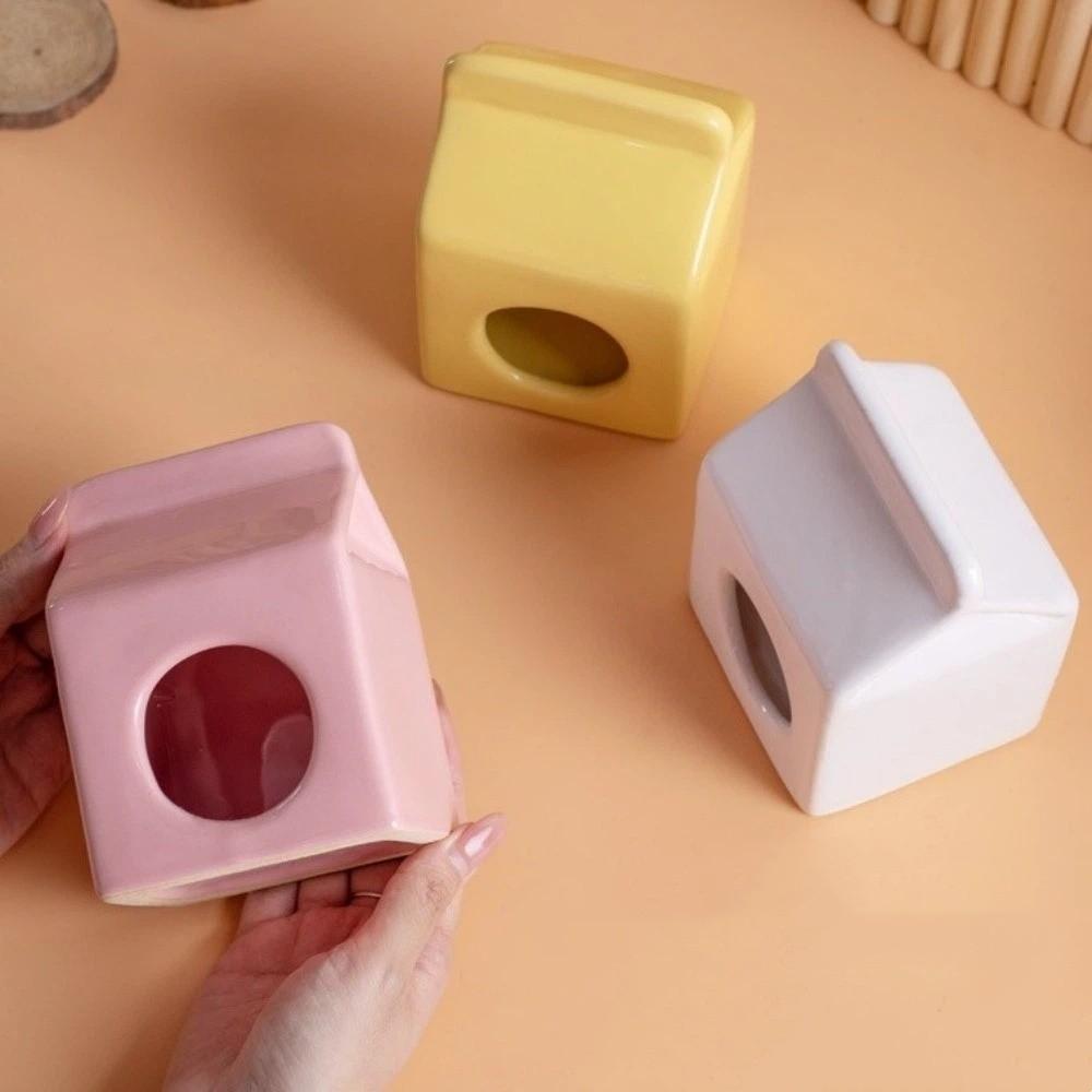 Smooth Hamster Cooling Nest Comfortable Anti Biting Pet Ice Cold House Non-Slip Ceramic Hamster Nest Cage Accessories