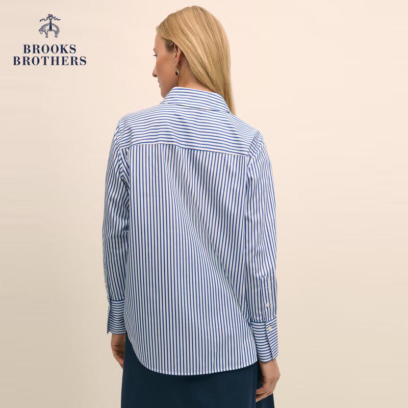 Brooks Brothers Women s Supima Cotton Striped Shirt L