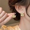 Hong Kong [Designer] Caiem Kaiet Flower Earrings Women's Niche Design High-end Light Luxury Stud Earrings