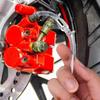 1PCS Brake Fluid Bleeder Hose with One-Way Non-Return Check Valve Auto Car Vehicle Motorcycle Brake Clutch Bleeder Hose Pipe Kit