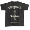 NUOVA Maglietta Nera in Cotone Pesante della Band Gorgoroth Album Antichrist S-5XL BT638