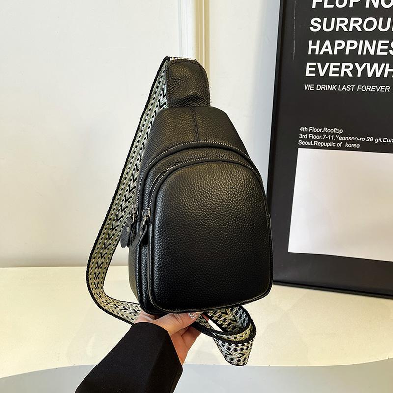 100% Cow Leather Female Crossbody Bag High Quality Genuine Leather Women Chest Bag Fashion Back Pack Multifunctional Backpack