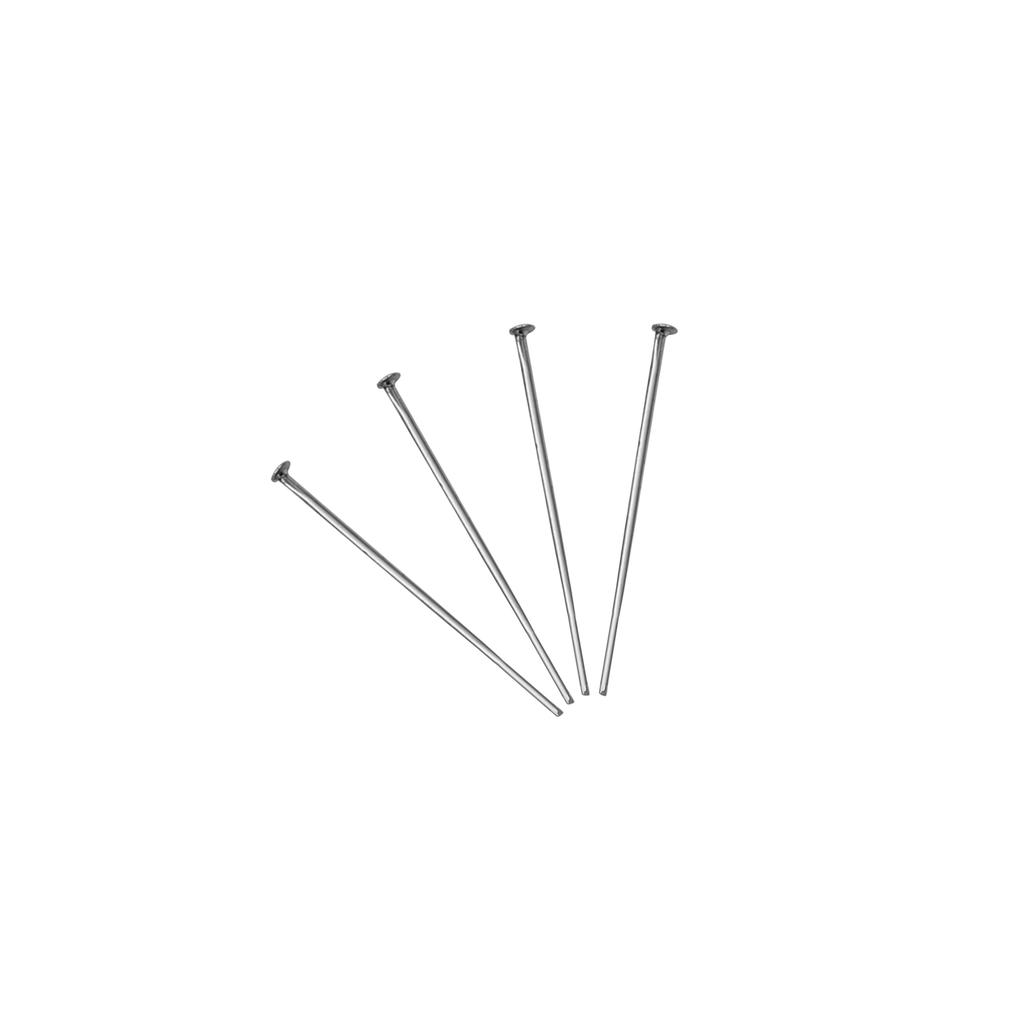 50/100Pcs Stainless Steel T-Shape Needle Charm Accessories For DIY Necklace Bracelet Jewelry Making