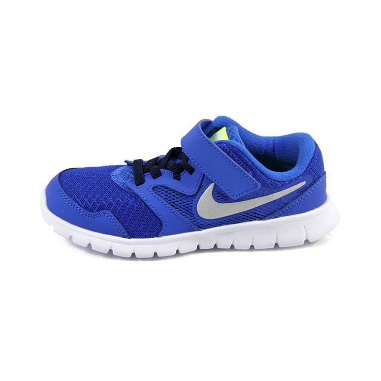 Nike Flex Experience 3 Slip Resistant Shock Absorbing Durable Breathable Low Top Running Shoes Kids Running Shoes Blue 653702-400