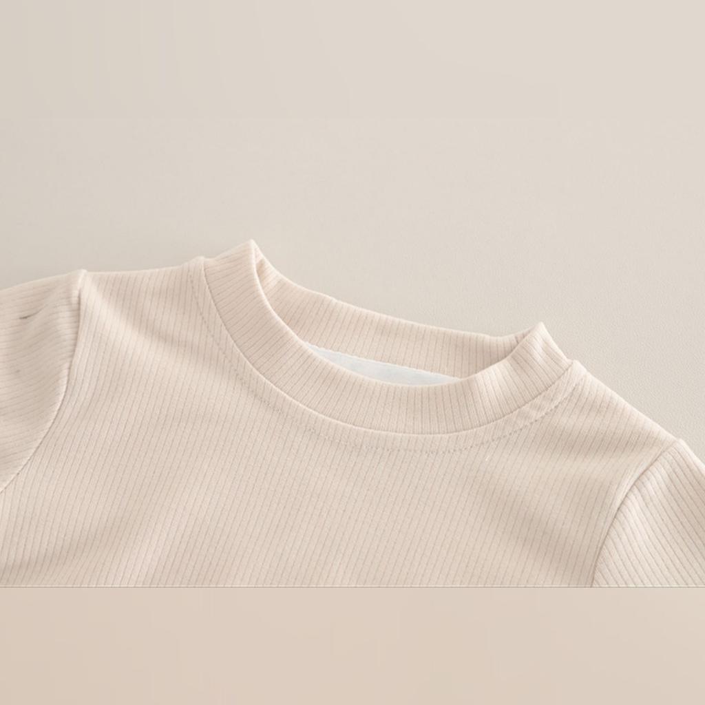 Kids Casual Long-Sleeve Set, Comfortable Daily Wear Outfits