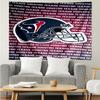 1PC Basketball Texans Logo Quick-Dry Tapestry, Unique Design Tapestry, Suitable for Bedroom,Livingroom, Playroom,Heartwarming Holiday Gifts