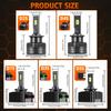 2PCS 30000LM D1S D3S Headlight 35W D2S D2R D4S D4R D5S D8S LED Canbus Lamps Auto LED Lights Bulb For Car Lights 6000K Plug&Play