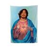 1pc Tapiz Meme de Markiplier Jesús Poliéster Colgante de Pared 2D para Dormitorio Sala de Estar Decoración Divertida para Habitación Regalo para Fan de Videojuegos