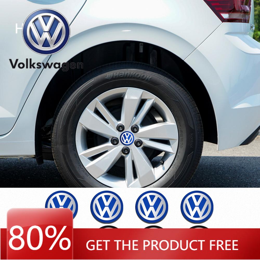 Pour VOLKSWAGEN VW Style de Voiture Cache-moyeu de Roue Autocollant Insigne Décoration Accessoires de Rénovation Auto Pour Volkswagen Jetta Passat