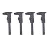10Pcs 80mm Black Eyebrow Tattoo Measuring Ruler Disposable Microblading Positioning Brow Vernier